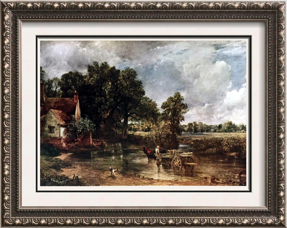 Masterpieces of British Painting by John Constable: The Hay-Wain c.1821 Fine Art Print from Museum Artist