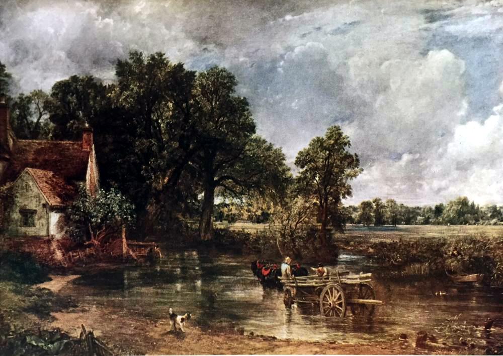 Masterpieces of British Painting by John Constable: The Hay-Wain c.1821 Fine Art Print from Museum Artist