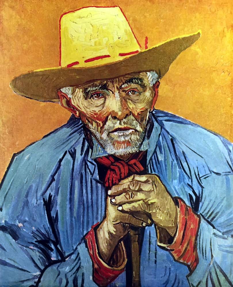 Vincent Van Gogh Old Peasant (Patience Escalier) c.1888 Fine Art Print from Museum Artist - Click Image to Close