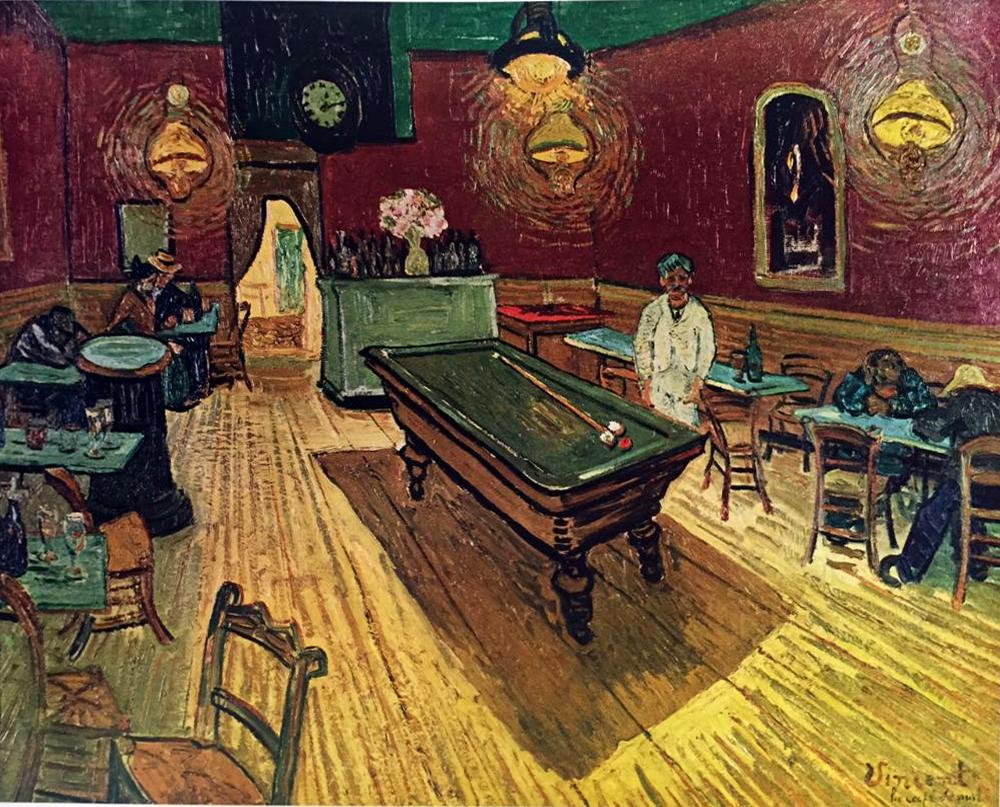 Vincent Van Gogh The Night Cafe c.1888 Fine Art Print from Museum Artist - Click Image to Close