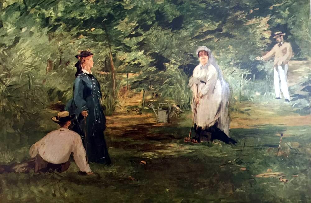 Manet, Edouard The Croquet Match c.1873 Fine Art Print from Museum Artist - Click Image to Close