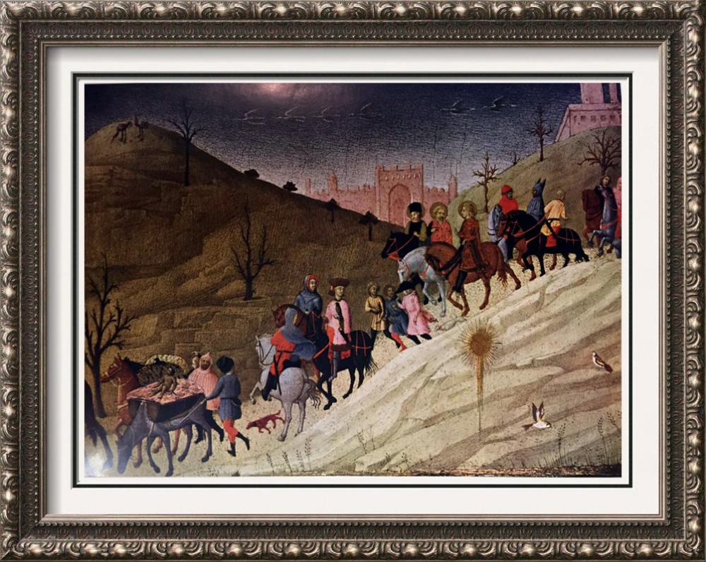 Masterpieces Sassetta: The Journey of the Magi c.1432 Fine Art Print from Museum Artist