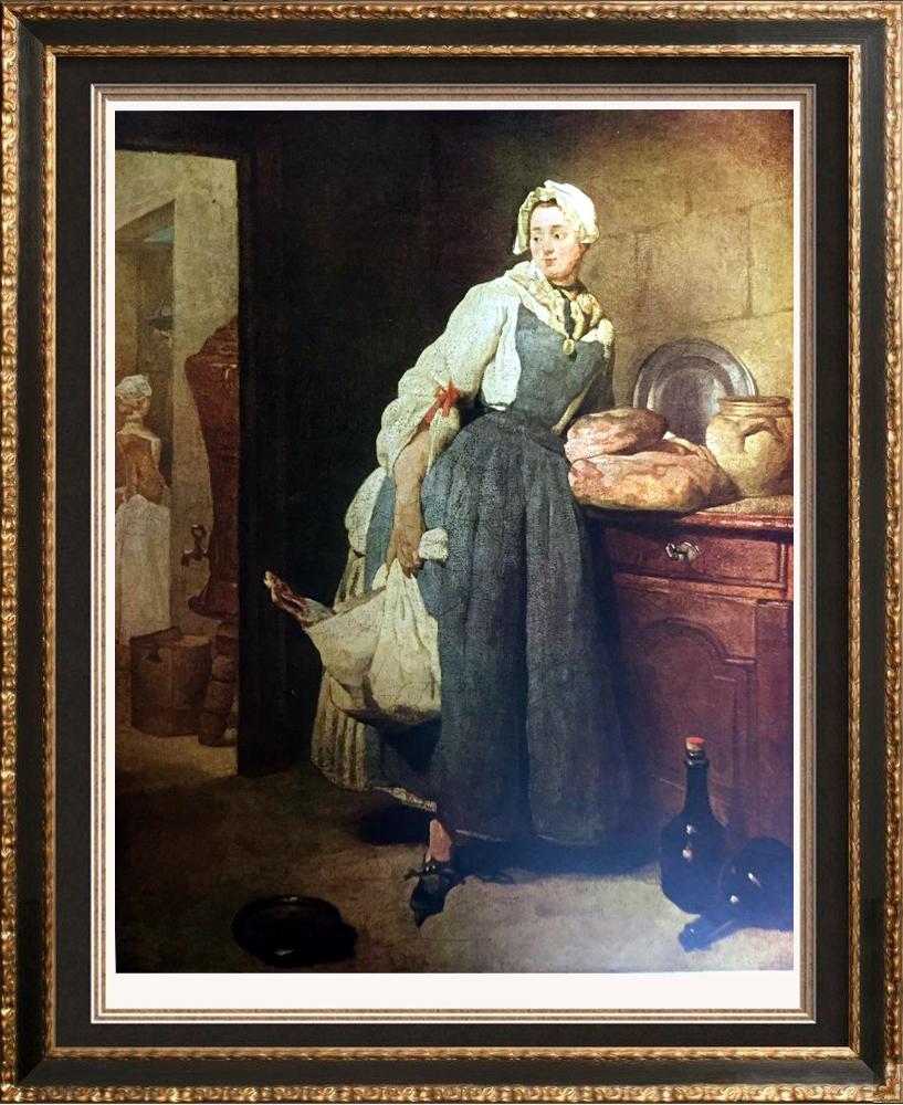 Masterpieces Chardin: Back from the Market c.1739 Fine Art Print from Museum Artist