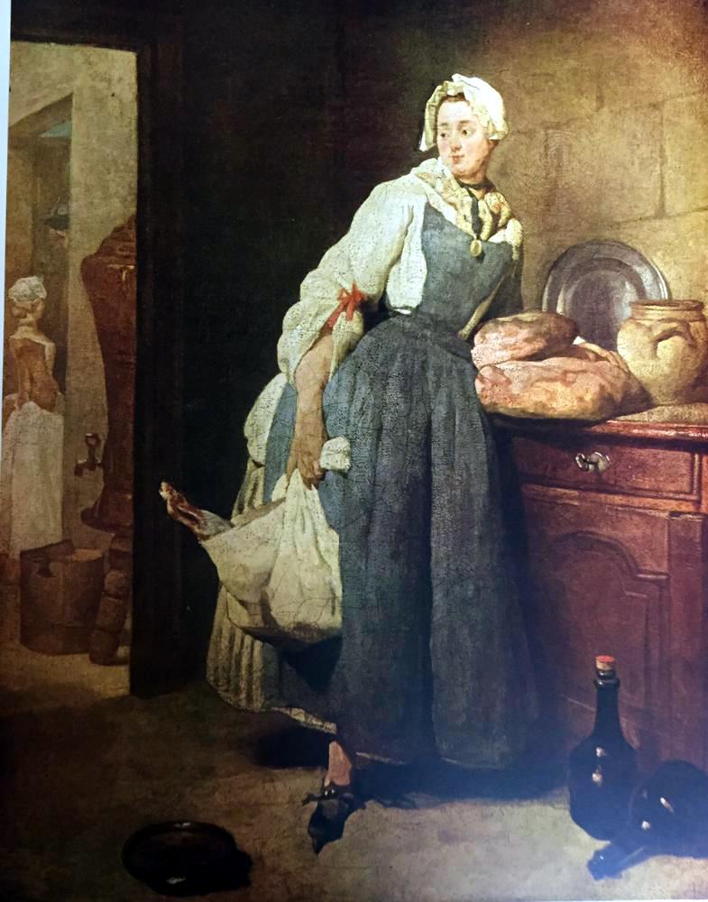 Masterpieces Chardin: Back from the Market c.1739 Fine Art Print from Museum Artist