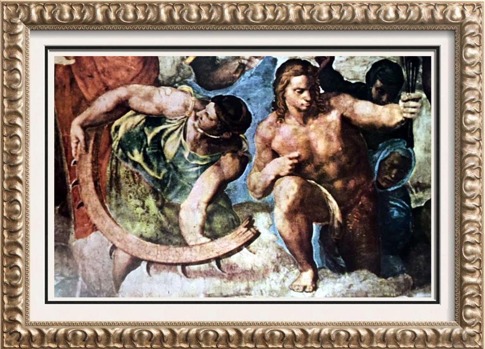 Michelangelo The Last Judgment c. 1536-41 Fine Art Print from Museum Artist