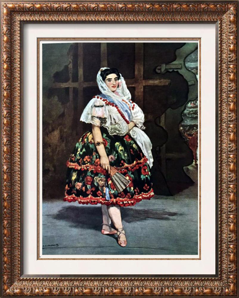 Manet Peintures Lola de Valence c.1862 Fine Art Print from Museum Artist