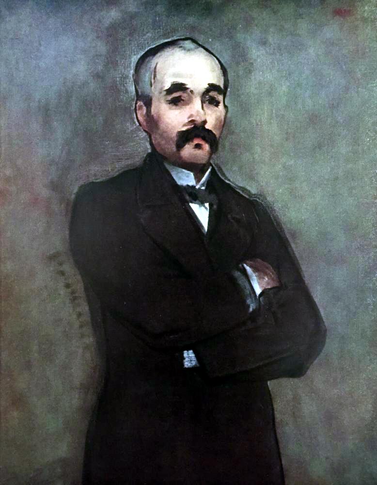 Manet Peintures Potrait de Clemenceau c.1879 Fine Art Print from Museum Artist