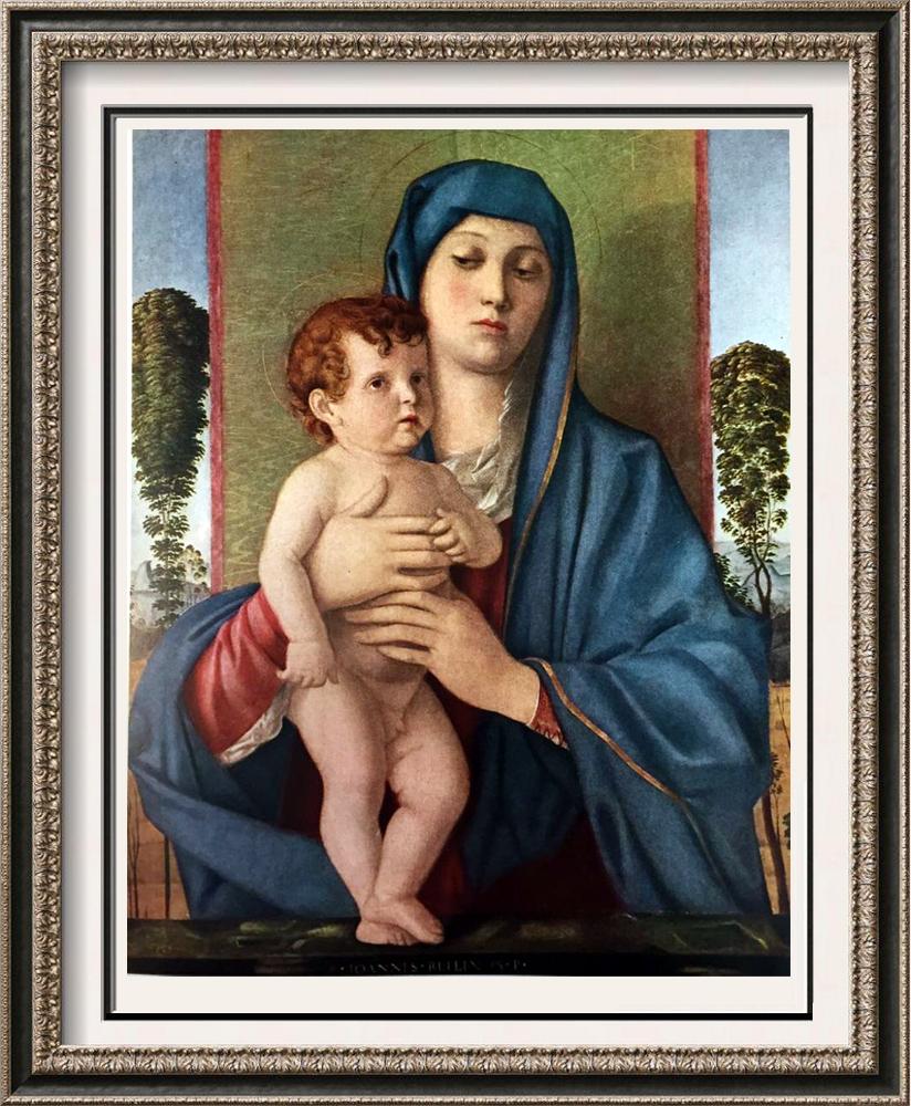 Masterpieces of Italian Paintings Giovanni Bellini: Madonna of the Trees c.1487 Fine Art Print from Museum Artist