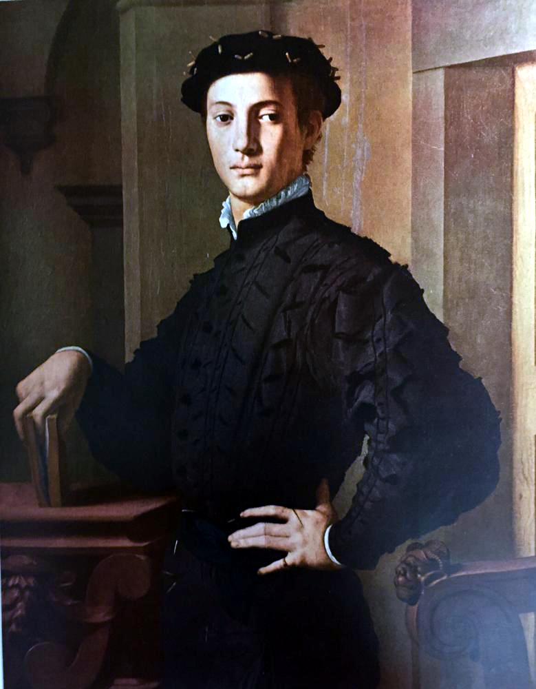 Masterpieces of Italian Paintings Bronzino: Portrait of a Young Man c.1535 Fine Art Print from Museum Artist