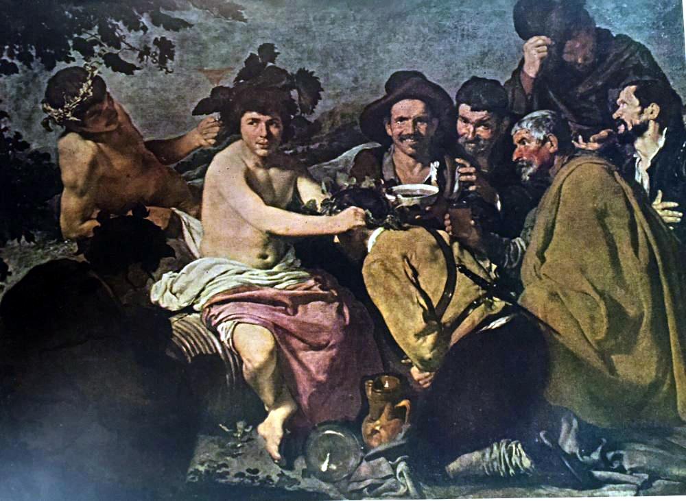 Diego Velazquez The Topers (The Triumph of Bacchus) c.1628-29 Fine Art Print from Museum Artist