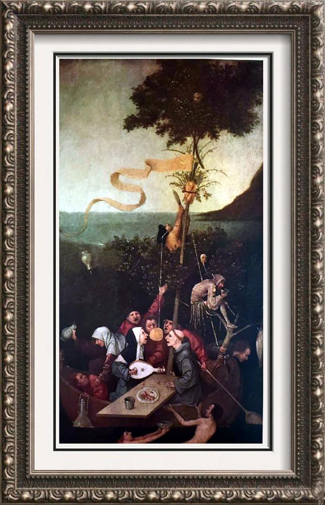 Masterpieces of Dutch Painting Hieronymus Bosch: The Ship of Fools c.1500 Fine Art Print from Museum Artist