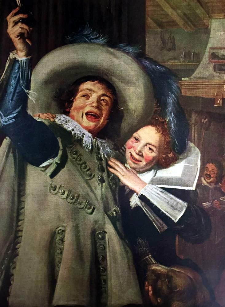 Masterpieces of Dutch Painting Frans Hals: Yonker Ramp and His Sweetheart c.1623 Fine Art Print from Museum Artist - Click Image to Close