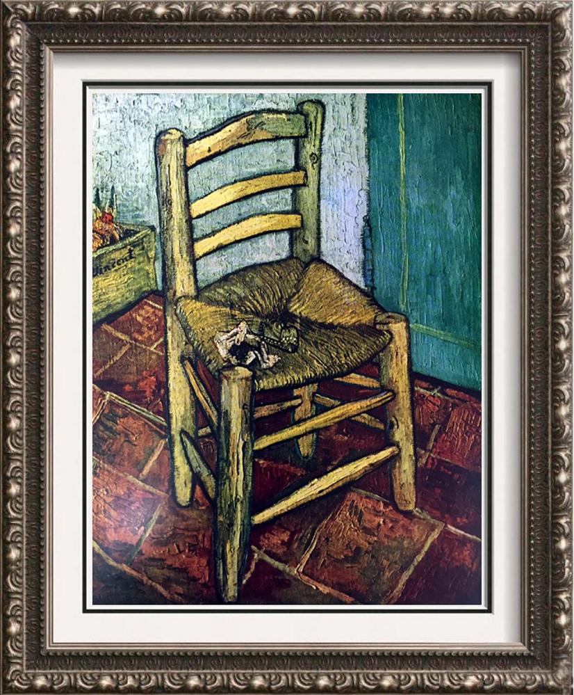 Vincent Van Gogh Van Gogh\'s Chair c.1889 Fine Art Print from Museum Artist