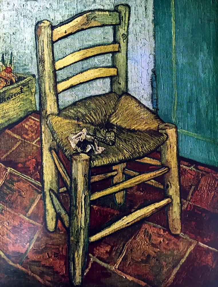 Vincent Van Gogh Van Gogh's Chair c.1889 Fine Art Print from Museum Artist