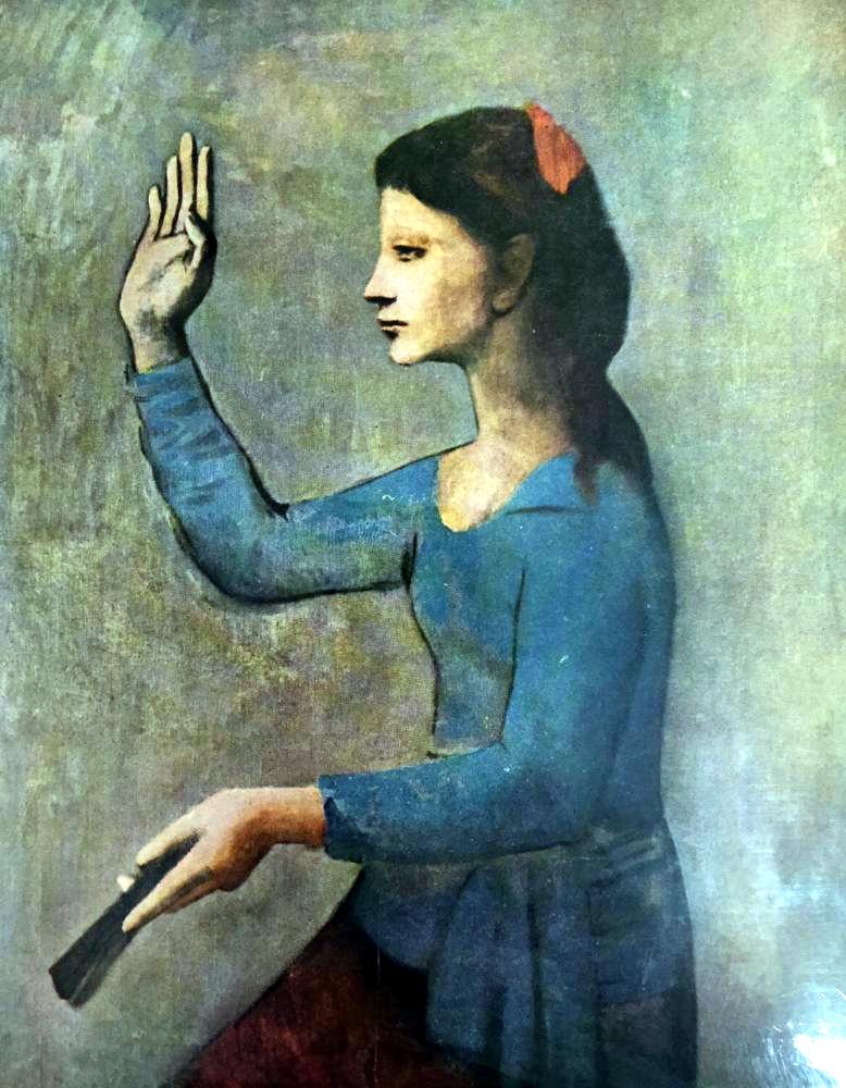 Pablo Picasso Woman with a Fan c.1905 Fine Art Print from Museum Artist - Click Image to Close
