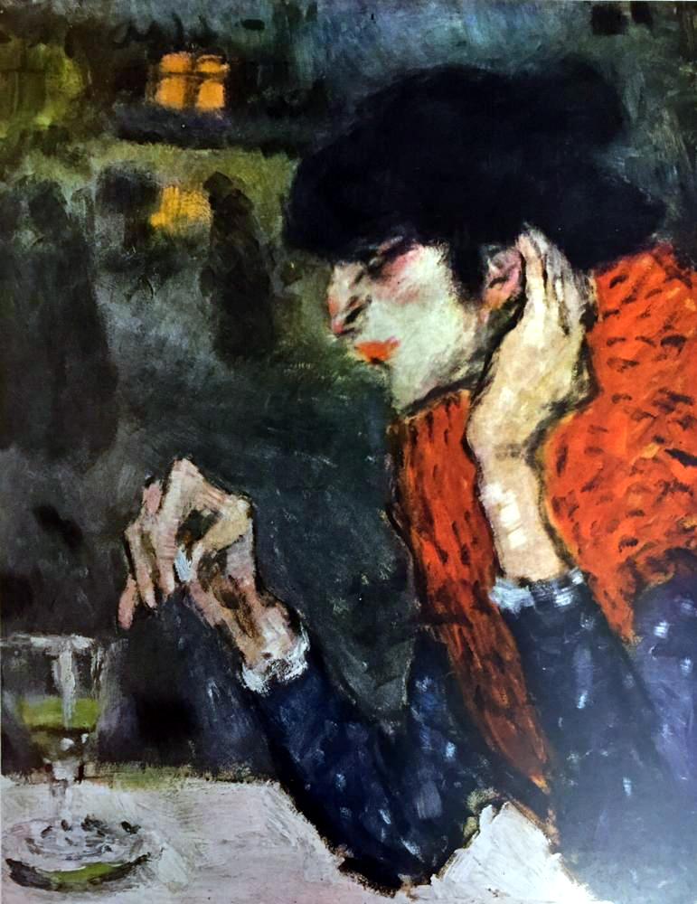 Pablo Picasso The Absithe Drinker c.1901 Fine Art Print from Museum Artist