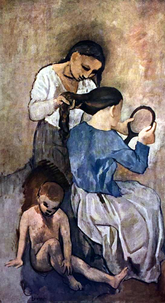 Pablo Picasso La Coiffure c.1905 Fine Art Print from Museum Artist