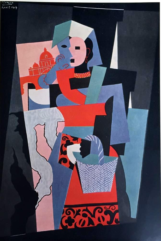 Pablo Picasso Italian Woman c.1917 Fine Art Print from Museum Artist - Click Image to Close