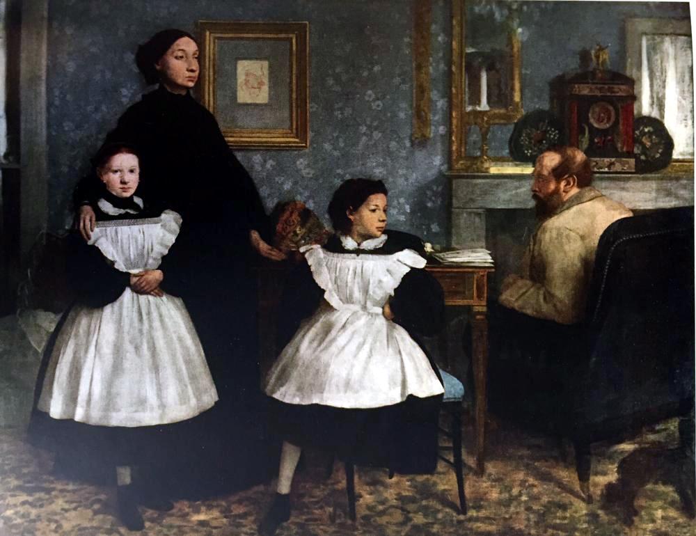 Edgar-Hilaire-Germain Degas The Bellelli Family c.1860-62 Fine Art Print from Museum Artist