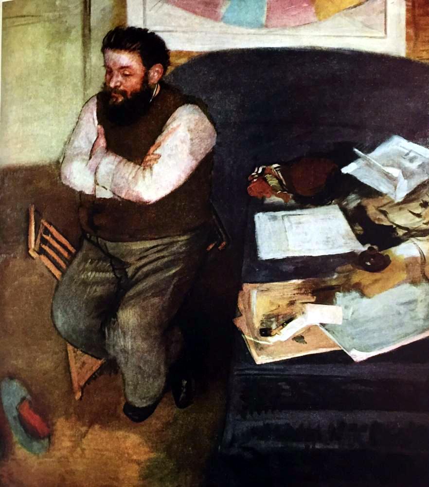 Edgar-Hilaire-Germain Degas Diego Martelli c.1879 Fine Art Print from Museum Artist