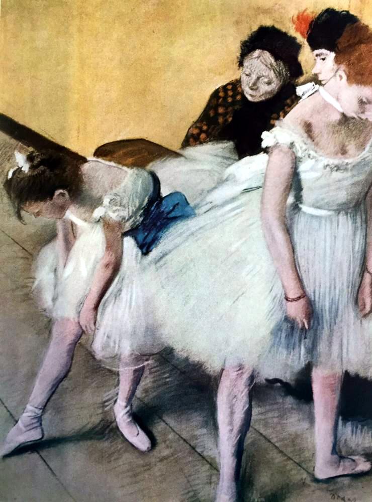 Edgar-Hilaire-Germain Degas The Dancing Class c.1880 Fine Art Print from Museum Artist