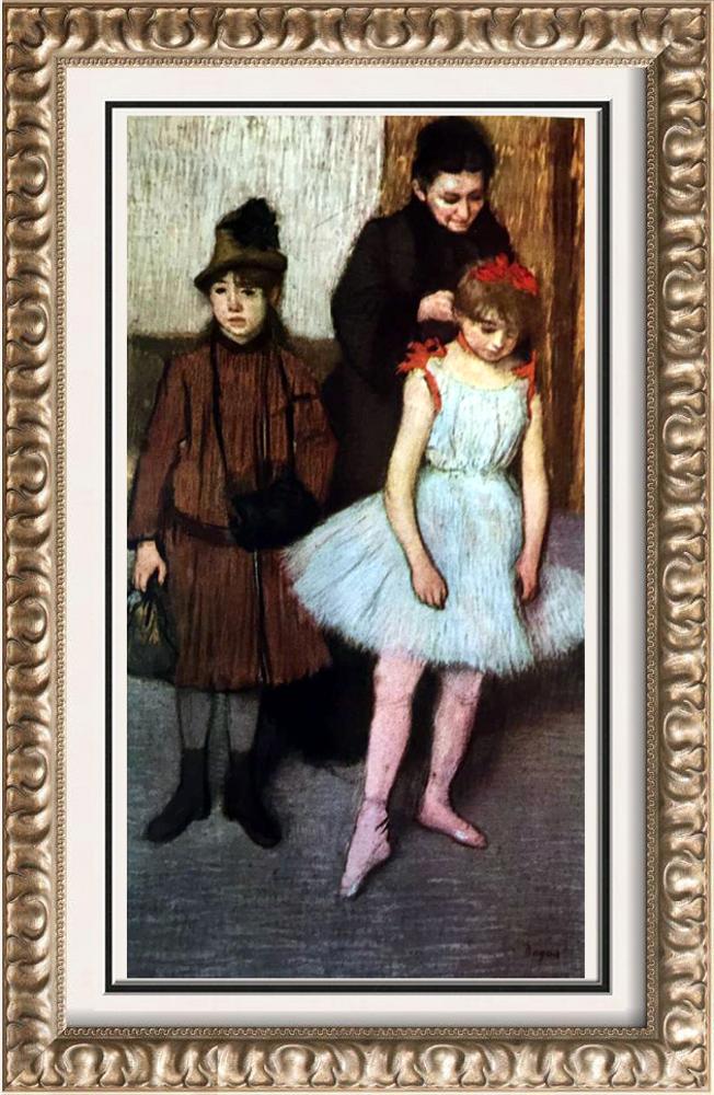 Edgar-Hilaire-Germain Degas The Mante Family c.1889 Fine Art Print from Museum Artist