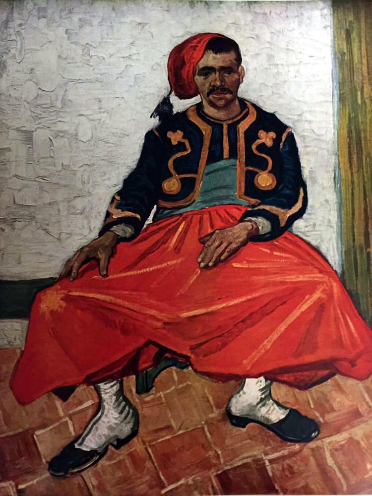 Vincent Van Gogh The Zouave c.1888 Fine Art Print from Museum Artist - Click Image to Close
