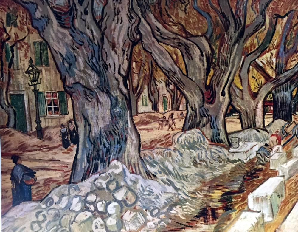 Vincent Van Gogh The Road-Menders c.1889 Fine Art Print from Museum Artist