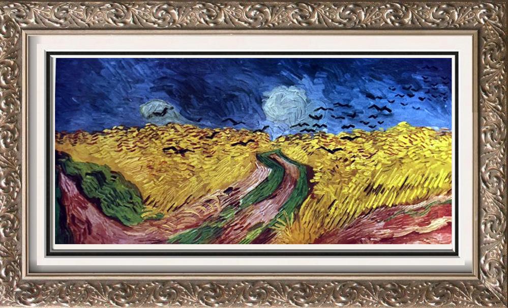 Vincent Van Gogh Crows Over the Wheat Field c.1890 Fine Art Print from Museum Artist