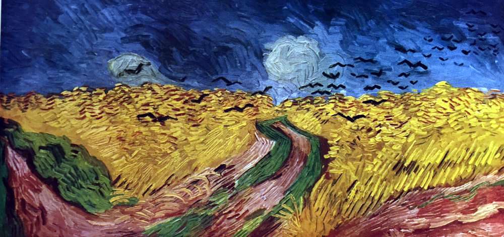 Vincent Van Gogh Crows Over the Wheat Field c.1890 Fine Art Print from Museum Artist