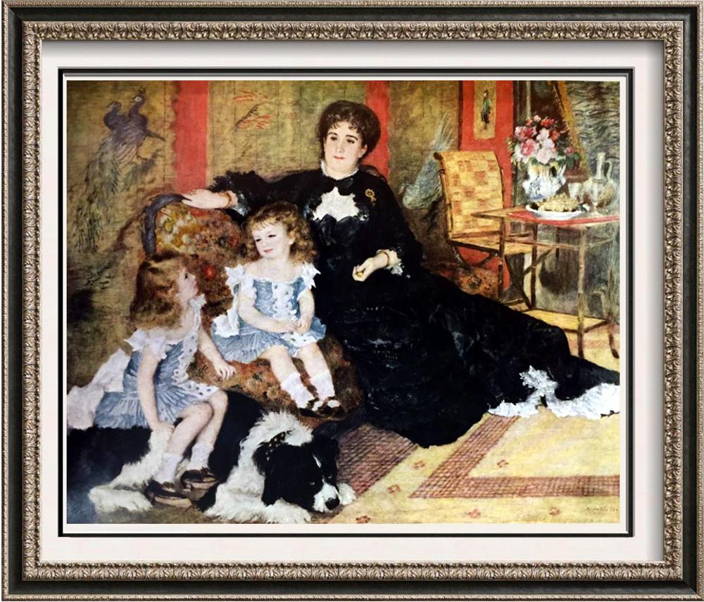 Pierre Auguste Renoir Madame Charpentier and her Children c.1878 Fine Art Print from Museum Artist