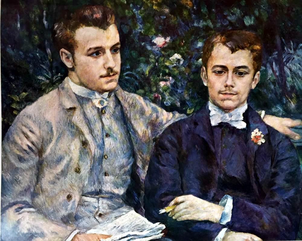 Pierre Auguste Renoir Charles and George Durand-Ruel c.1882 Fine Art Print from Museum Artist