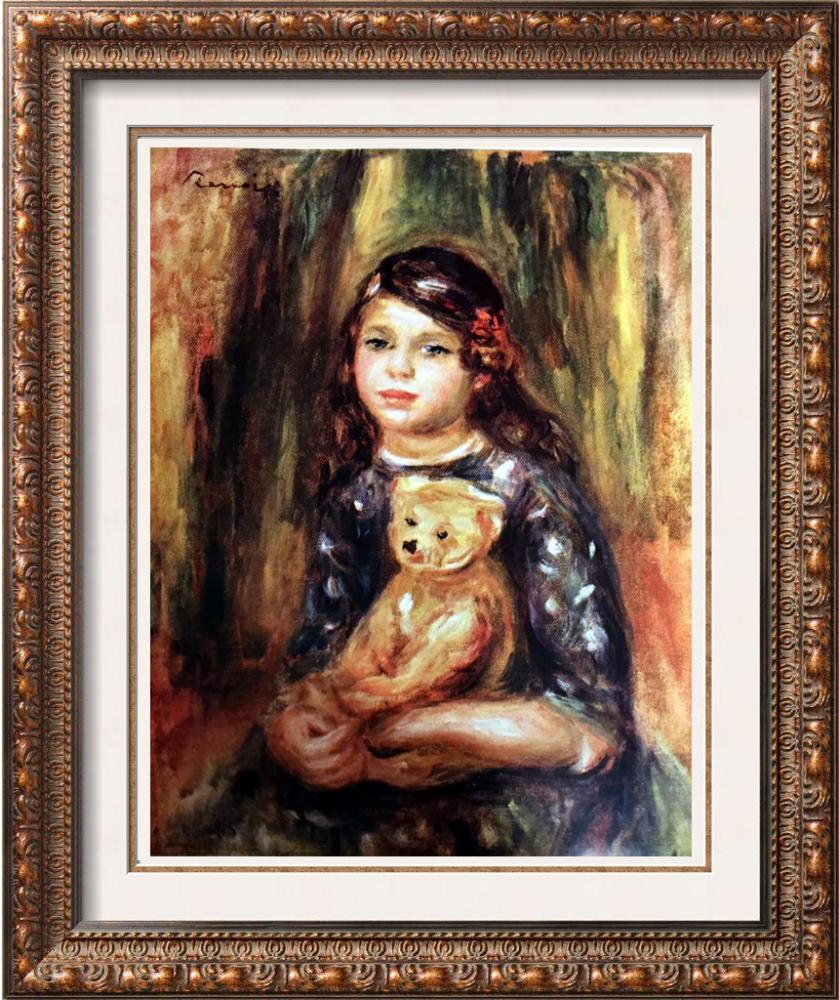 Pierre Auguste Renoir Child with Teddy Bear c.1911 Fine Art Print from Museum Artist