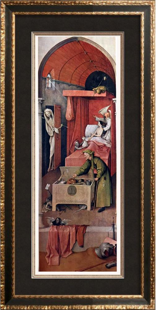 Hieronymus Bosch Death and the Miser c.1450-1516 Fine Art Print from Museum Artist