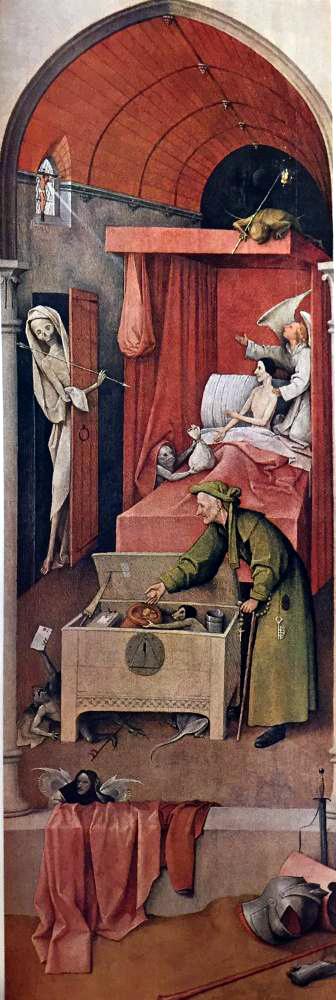 Hieronymus Bosch Death and the Miser c.1450-1516 Fine Art Print from Museum Artist
