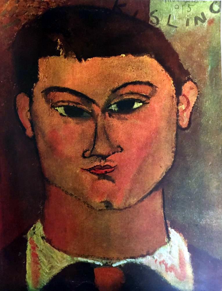 Amedeo Modigliani Head of Kisling c.1915 Fine Art Print from Museum Artist