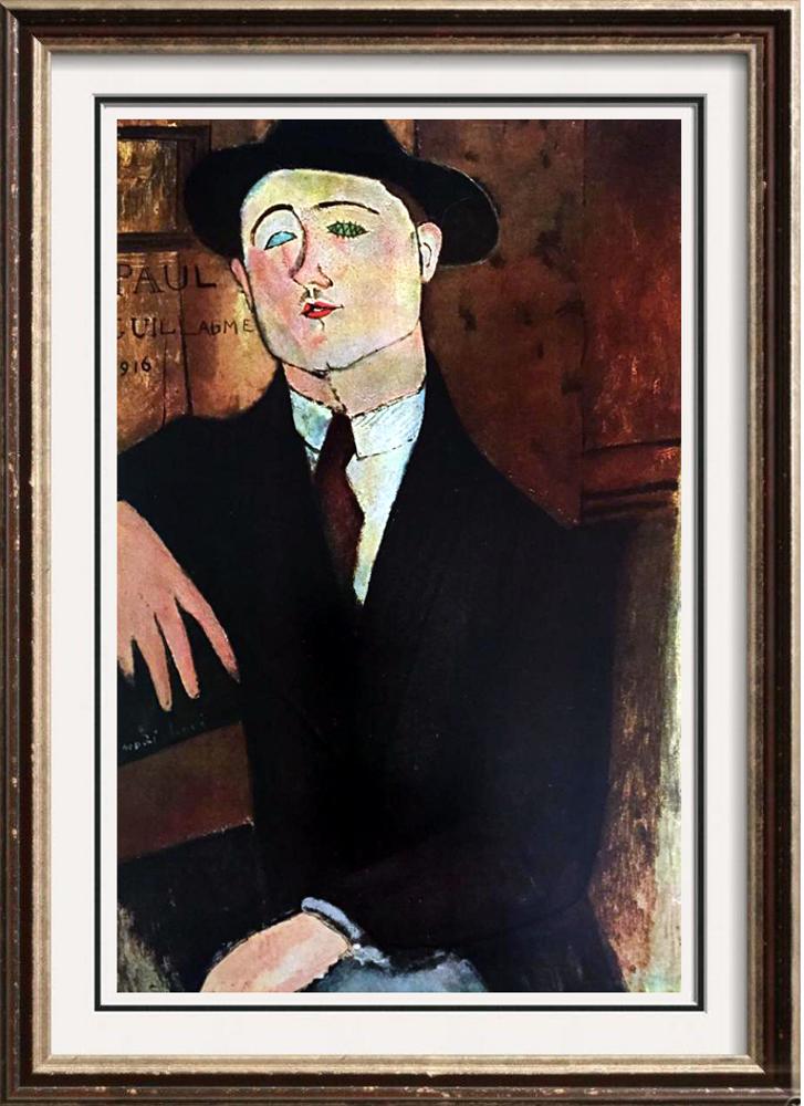 Amedeo Modigliani Paul Guillaume c.1916 Fine Art Print from Museum Artist