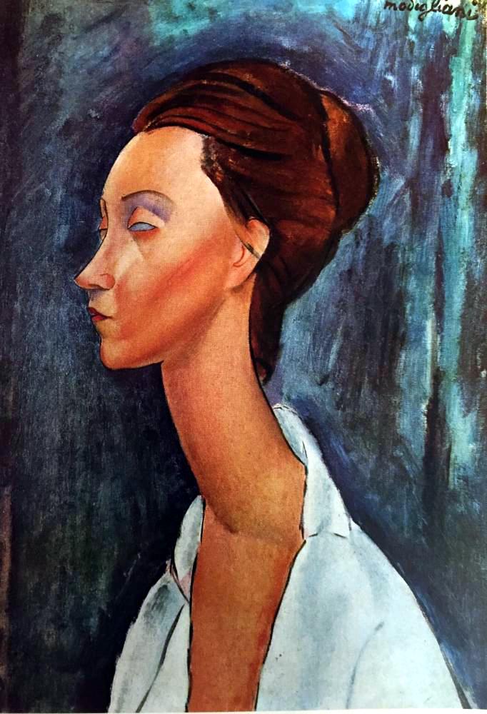 Amedeo Modigliani Lunia Czechowska c.1919 Fine Art Print from Museum Artist - Click Image to Close