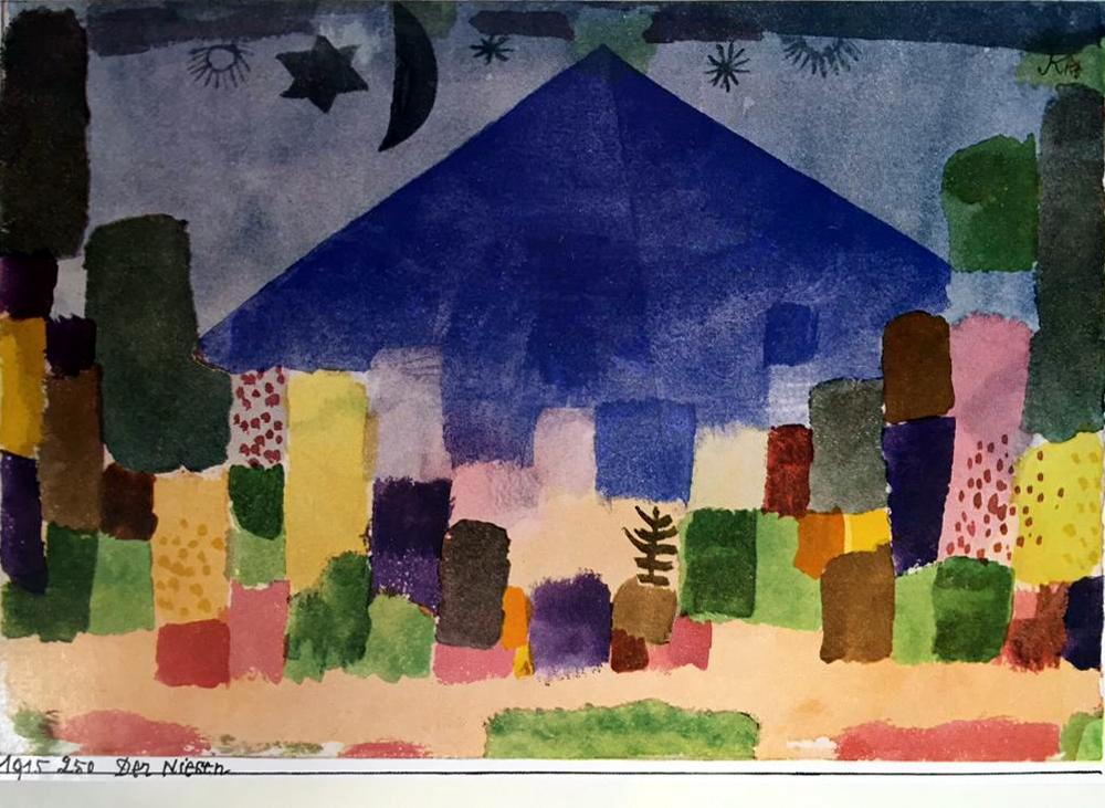 Paul Klee The Niesen c.1915 Fine Art Print from Museum Artist - Click Image to Close