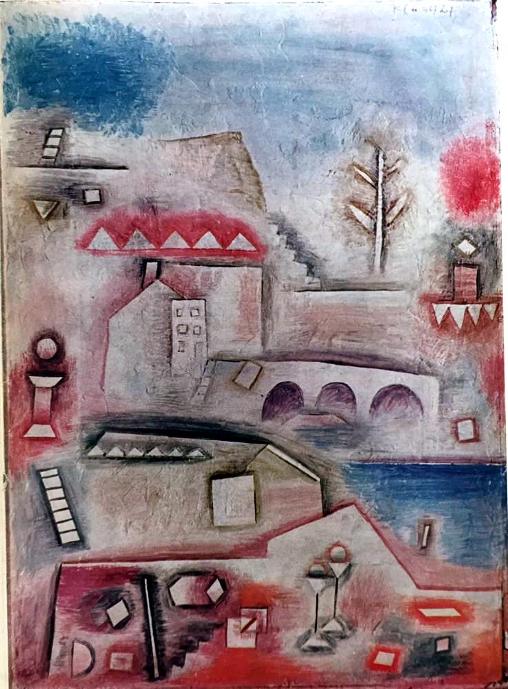 Paul Klee Place of Discovery c.1927 Fine Art Print from Museum Artist - Click Image to Close