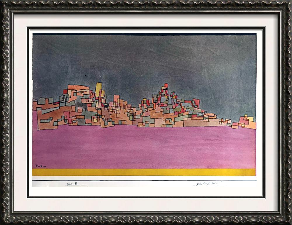 Paul Klee City on Two Hills c.1927 Fine Art Print from Museum Artist