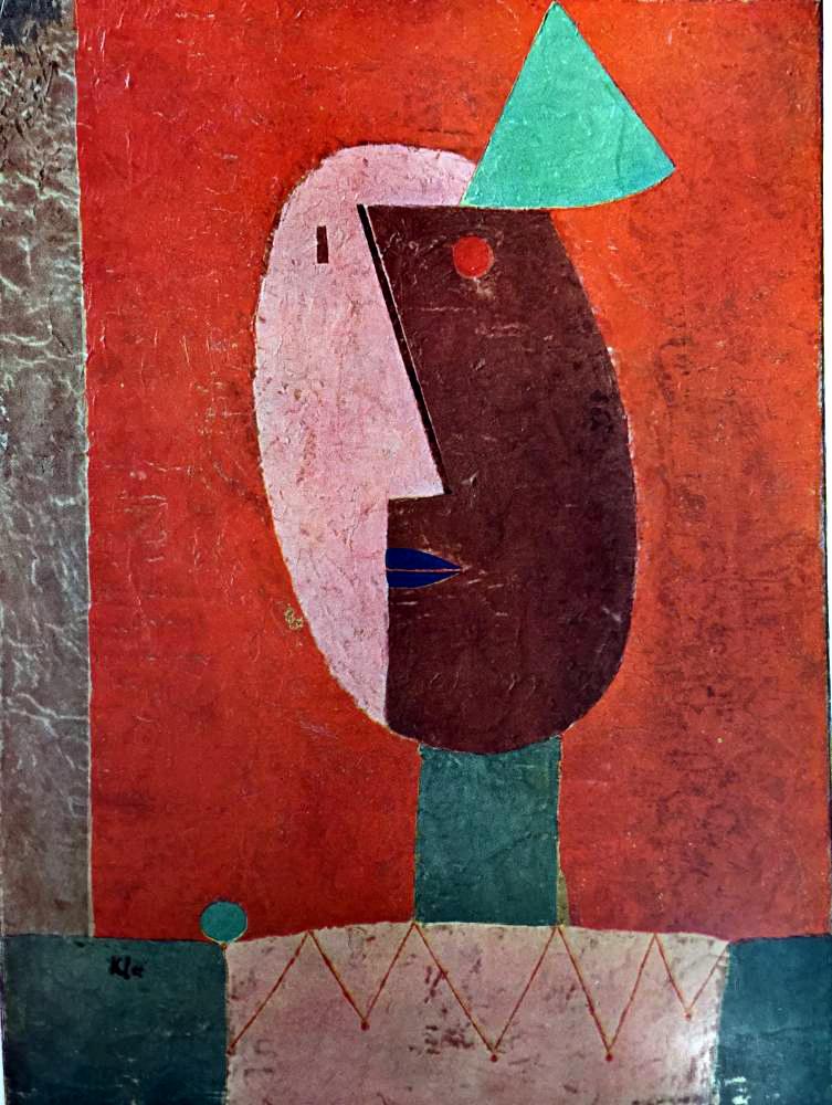 Paul Klee Clown c.1929 Fine Art Print from Museum Artist - Click Image to Close
