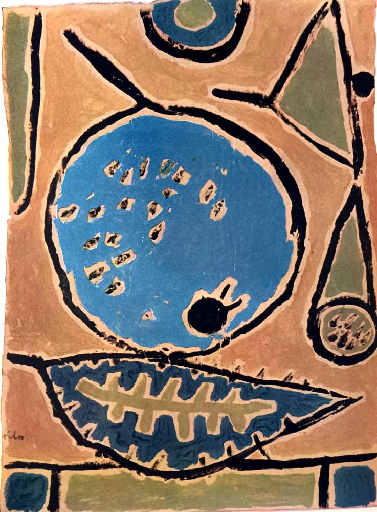 Paul Klee Coelin Fruit c.1938 Fine Art Print from Museum Artist - Click Image to Close