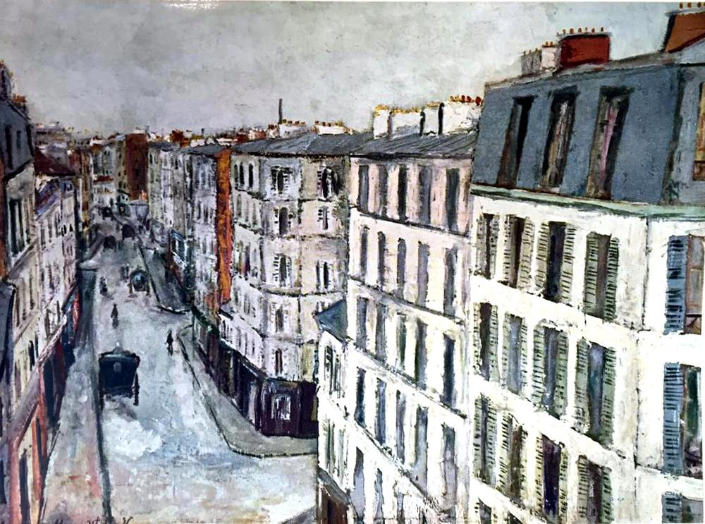 Maurice Utrillo Rue de la Jonquiere c.1909 Fine Art Print from Museum Artist