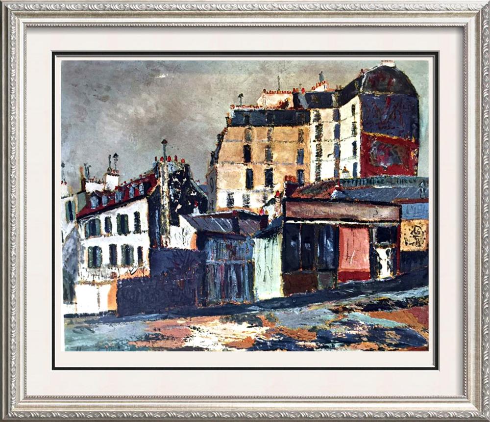 Maurice Utrillo Rue Ravigan c.1911 Fine Art Print from Museum Artist