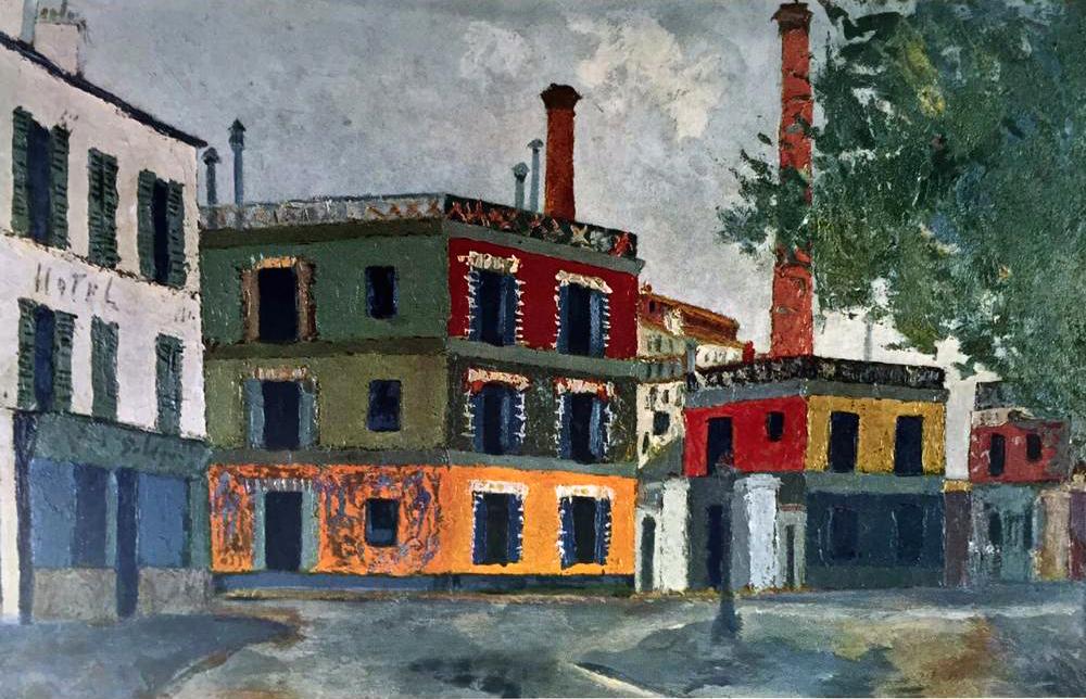 Maurice Utrillo Factories (Les Fabriques) c.1911 Fine Art Print from Museum Artist - Click Image to Close
