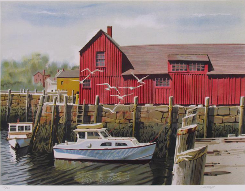Joe Correale Motif #1 in Rockport Mass - Click Image to Close