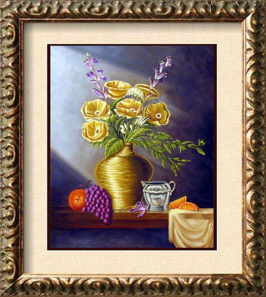 Bob Shepherd Vase with Flowers