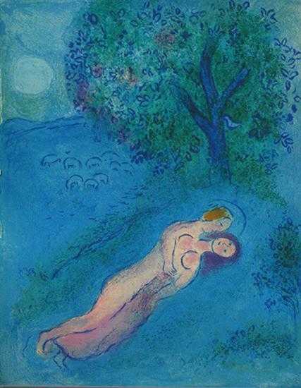 Marc Chagall Blue Moon - Click Image to Close