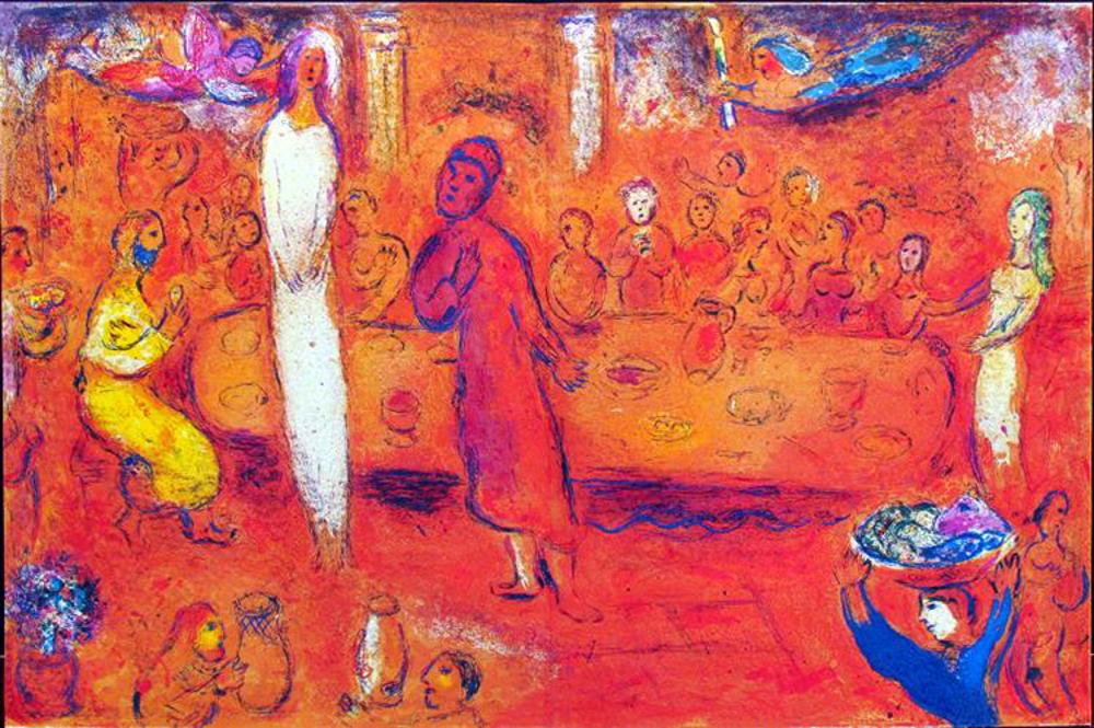 Marc Chagall The Gathering - Click Image to Close